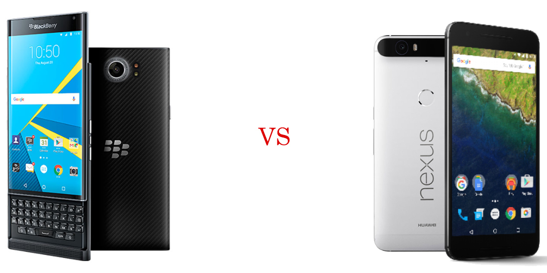 BlackBerry Priv versus Nexus 6P 2
